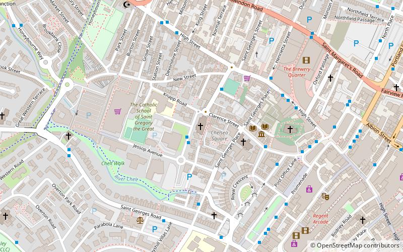 St Gregory's Church location map