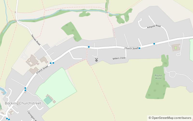 Bocking Windmill location map