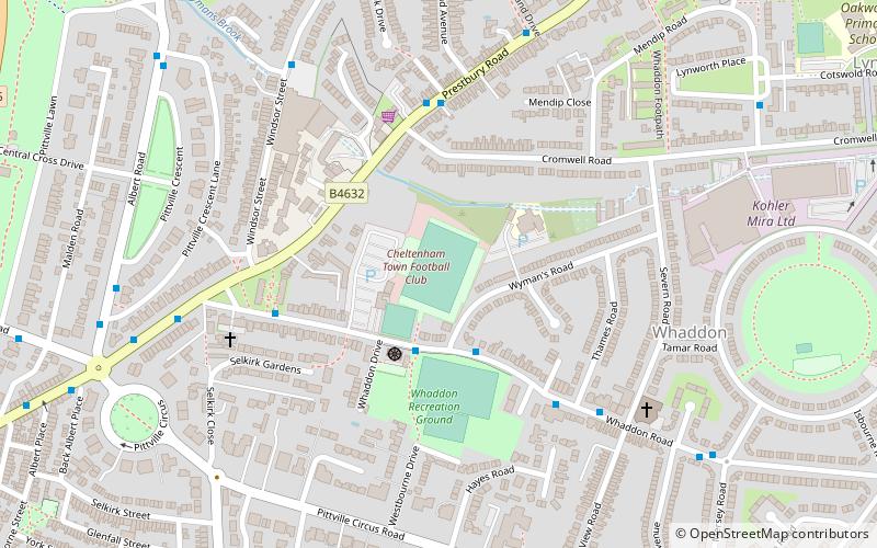 Whaddon Road location map