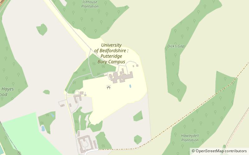 Putteridge Bury location map