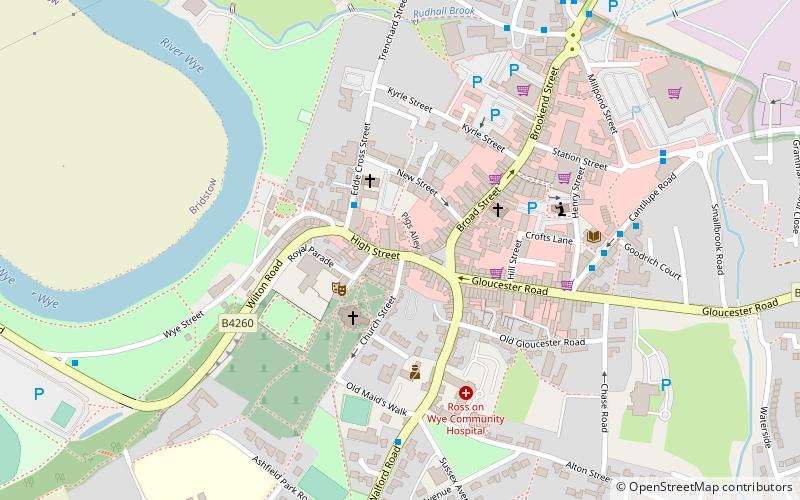 The Studio - Ross on Wye location map