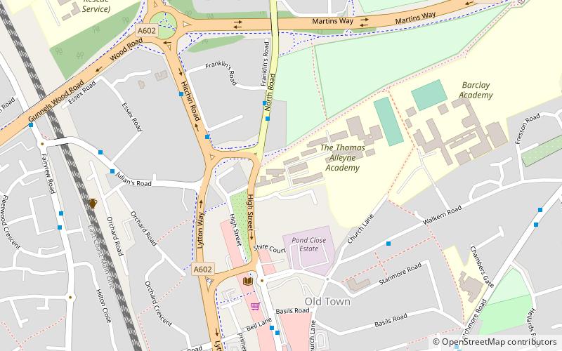 The Thomas Alleyne Academy location map