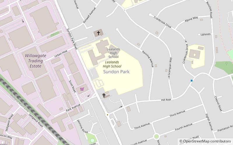 Sundon Park location map