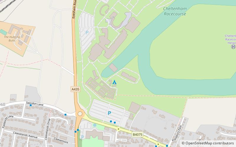 British Steeplechasing Hall of Fame location map