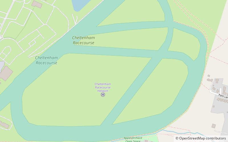 Cheltenham Racecourse location map