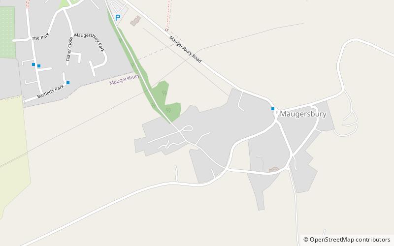 Maugersbury Manor location map