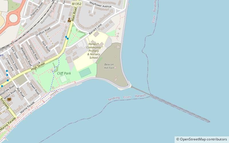 Beacon Hill Battery location map