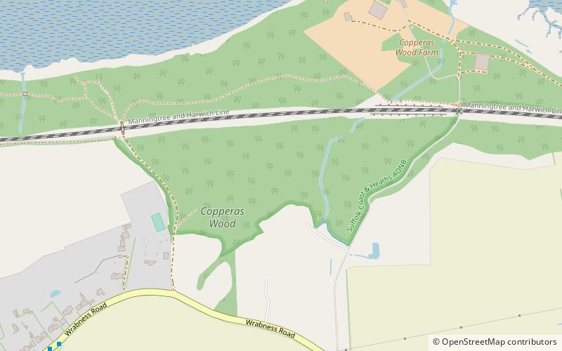 Copperas Wood location map