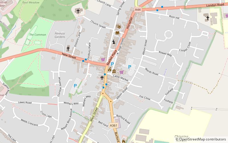 Chipping Norton Museum location map