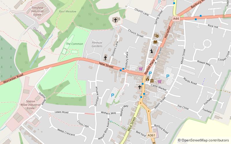 Chipping Norton Recording Studios location map