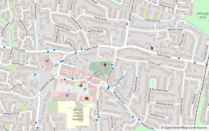 St Michael & All Angels Church location map