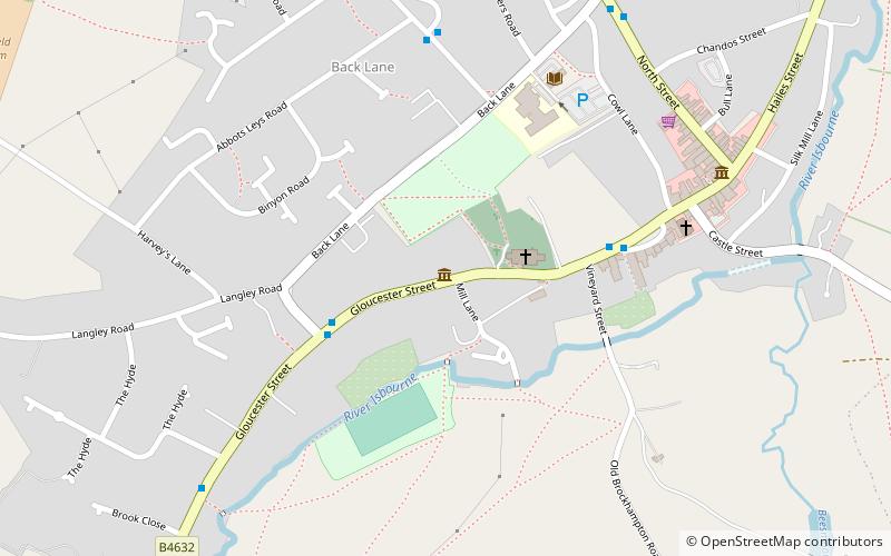 Abbaye de Winchcombe location map