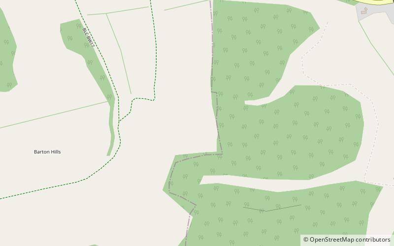 Barton Gravel Pit location map