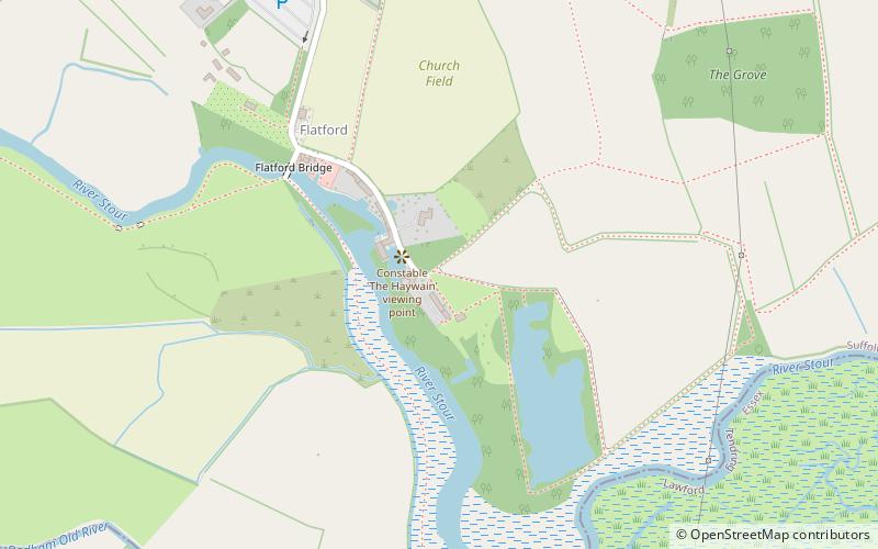 Flatford Mill location map