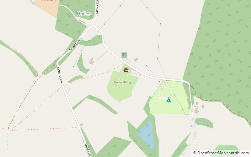 Hailes Abbey location map