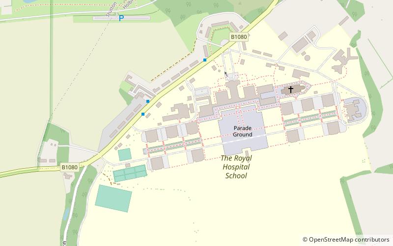 Royal Hospital School location map