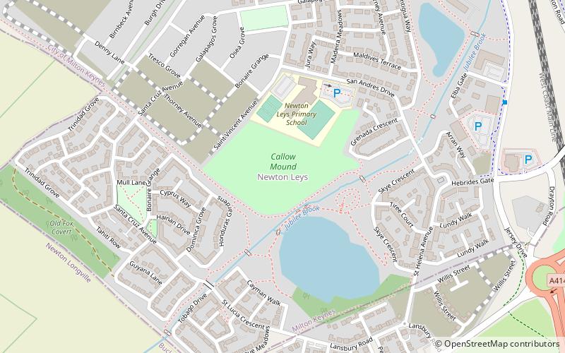 Newton Leys location map