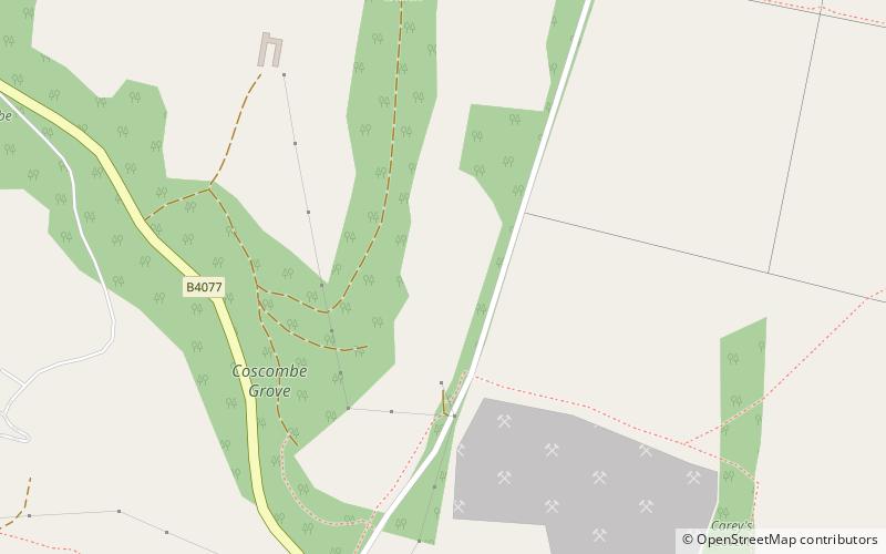 Jackdaw Quarry location map