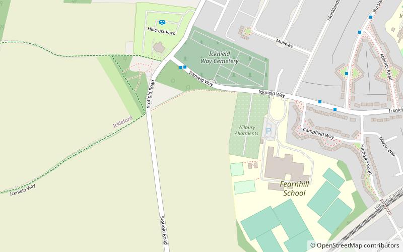 wilbury hill camp letchworth garden city location map