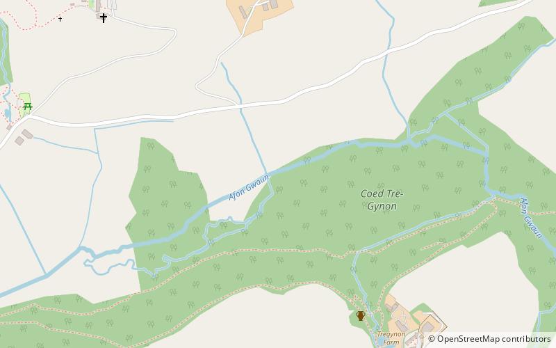 dyffryn gwaun parque nacional de la costa de pembrokeshire location map