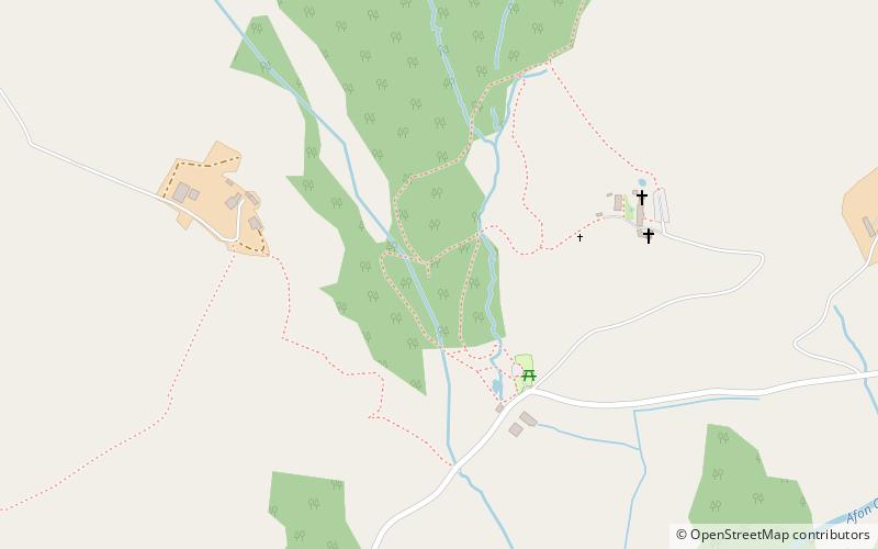 Cwm Bach location map