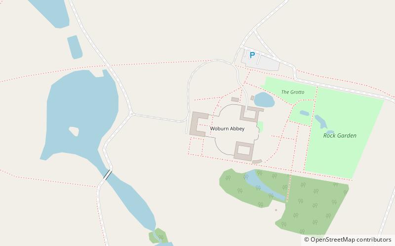 Woburn Abbey location map