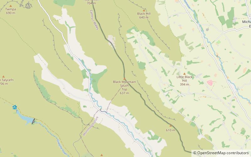 Hatterrall Ridge location map