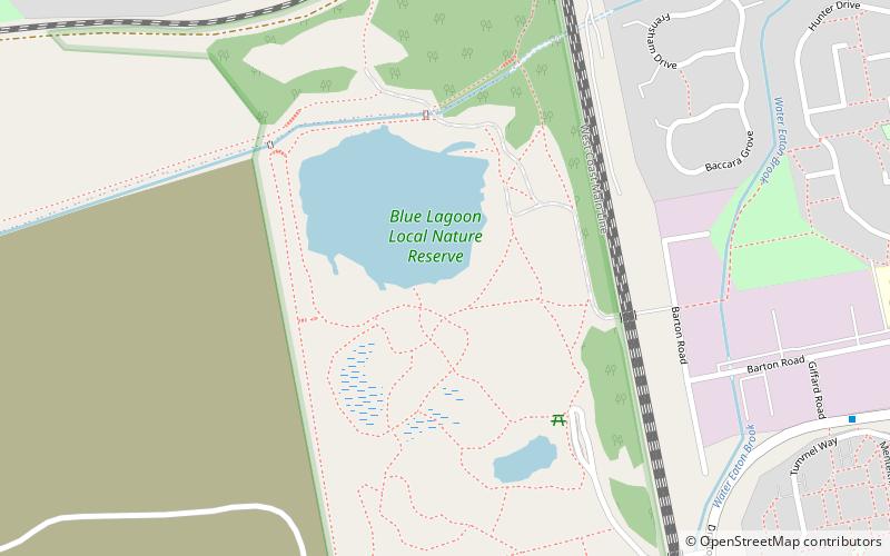 Blue Lagoon Local Nature Reserve location map