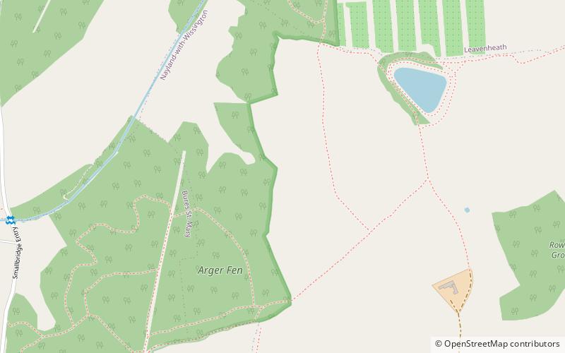 Arger Fen location map