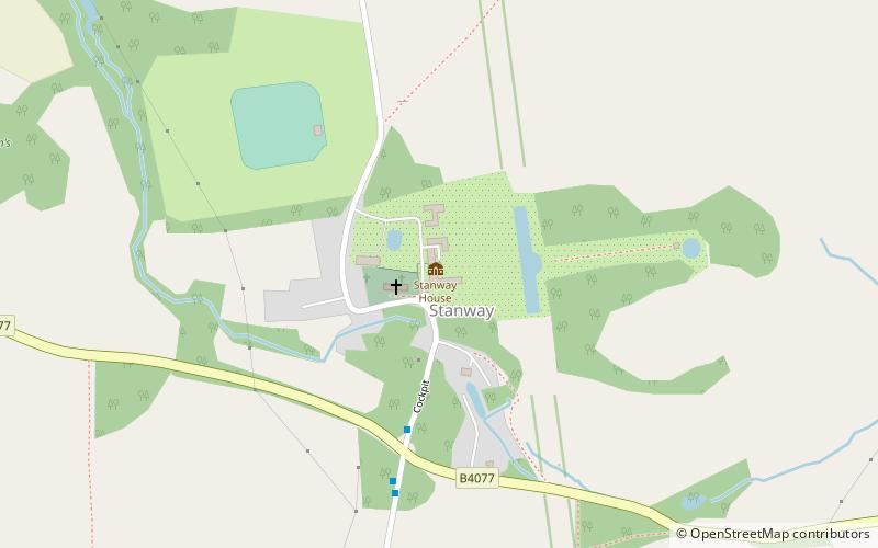 Stanway House location map