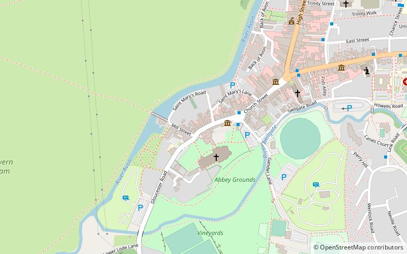 Abbey Gatehouse location map