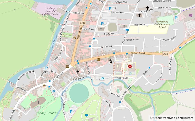 tewkesbury museum location map