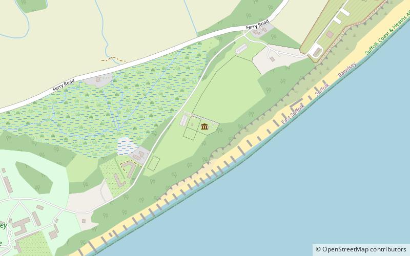 Bawdsey Radar location map