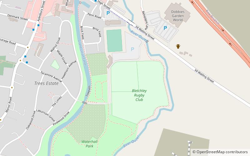 Manor Fields location map