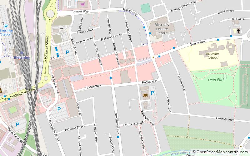 The Agora Centre Bletchley location map