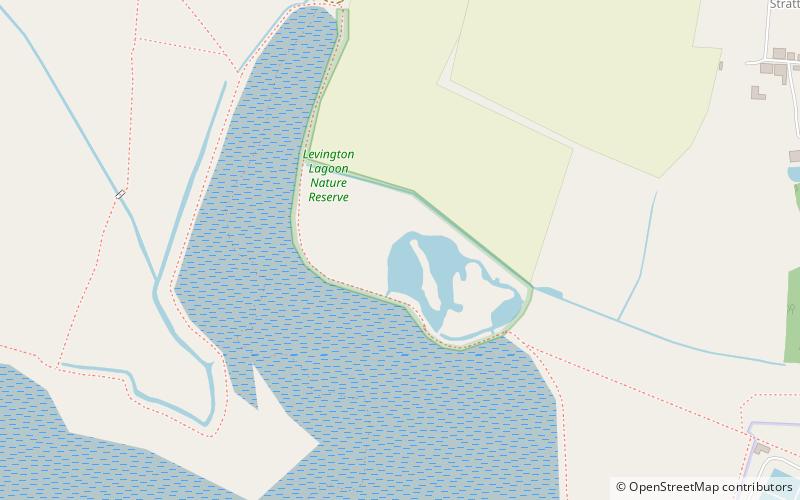 Levington Lagoon location map