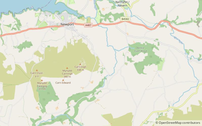 Carreg Coetan Arthur location map