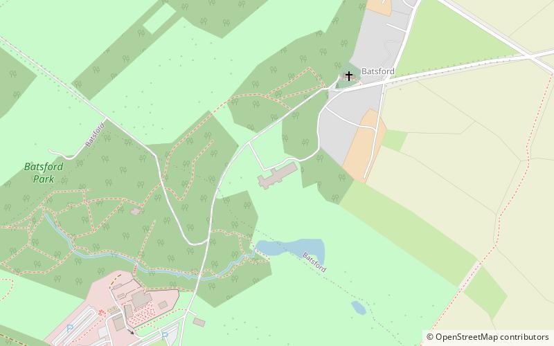Batsford Arboretum location map