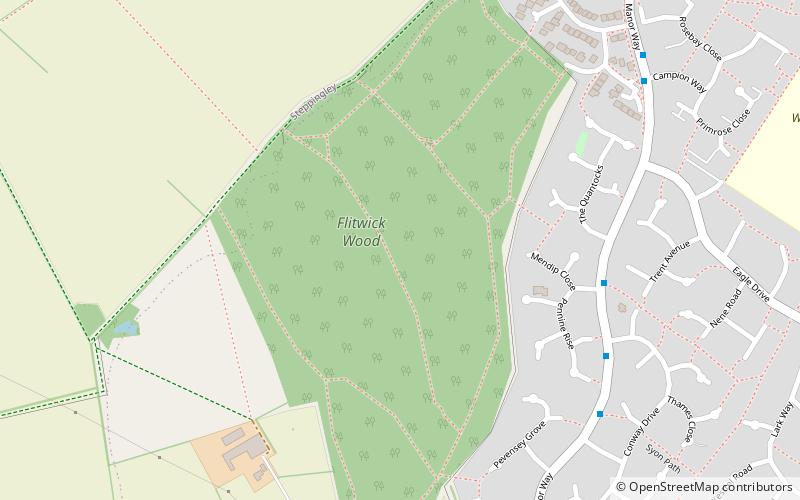 Flitwick Wood location map