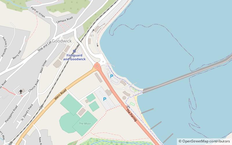 Fishguard & Goodwick Marina location map
