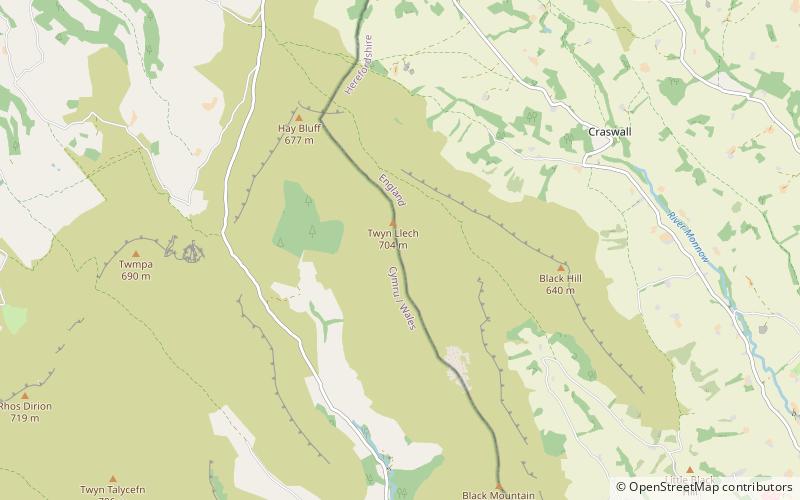 Black Mountain location map