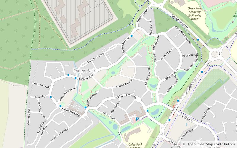 Oxley Woods location map