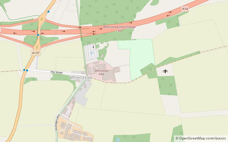 Wherstead Park location map