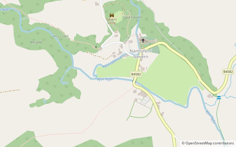 Nevern Bridge location map