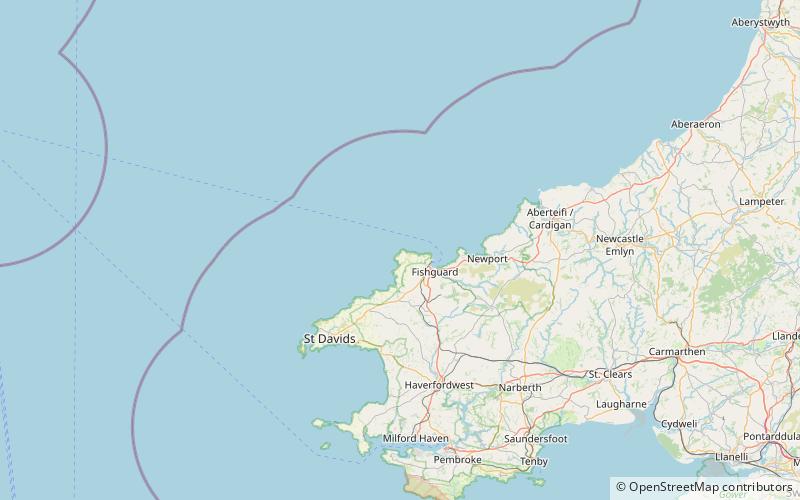 Phare de Strumble Head location map