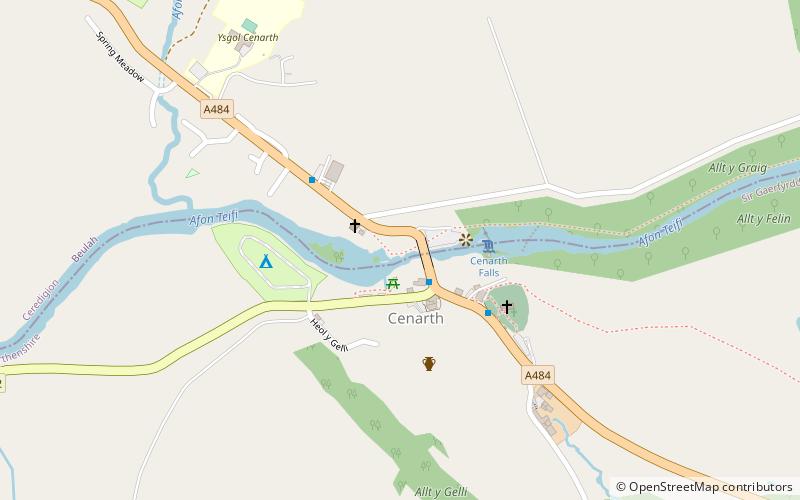 National Coracle Centre location map