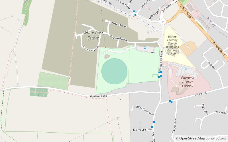 banbury cricket club ground location map