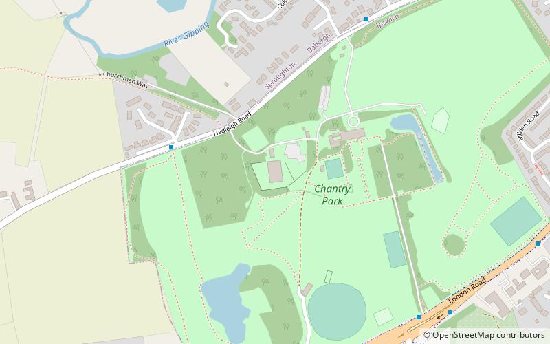 Chantry Park location map