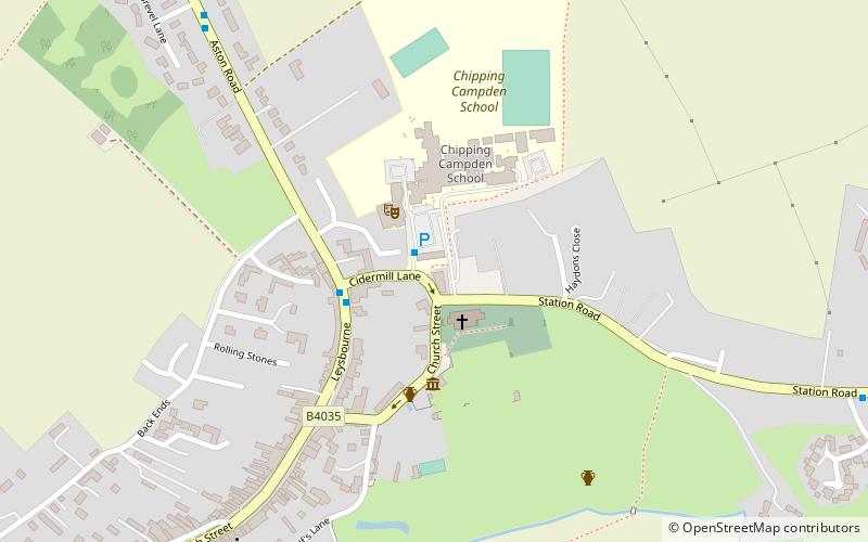 Chipping Campden School location map