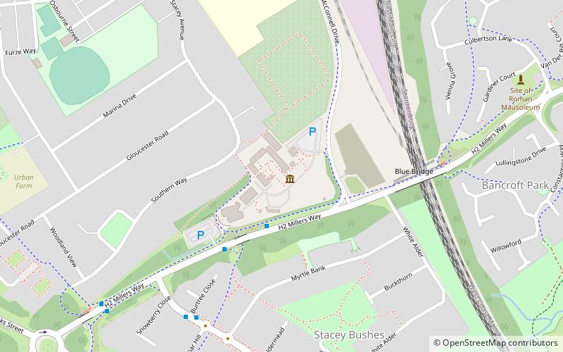 Milton Keynes Museum location map